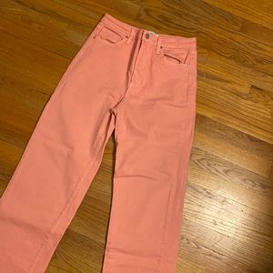 Pink jeans